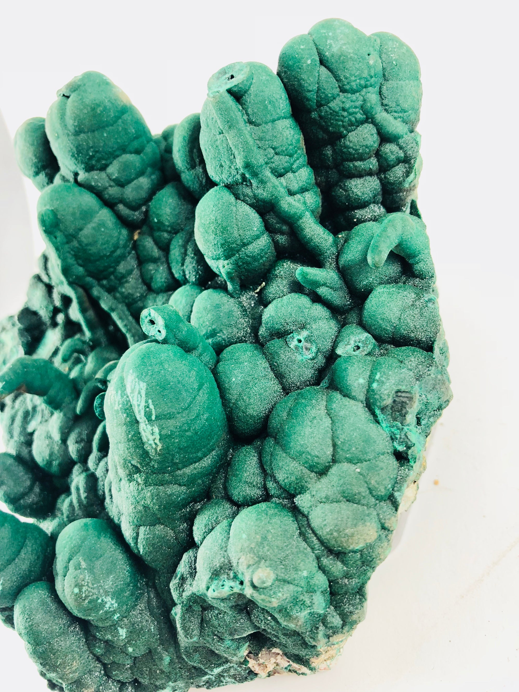 Botryodial Malachite with stalactites