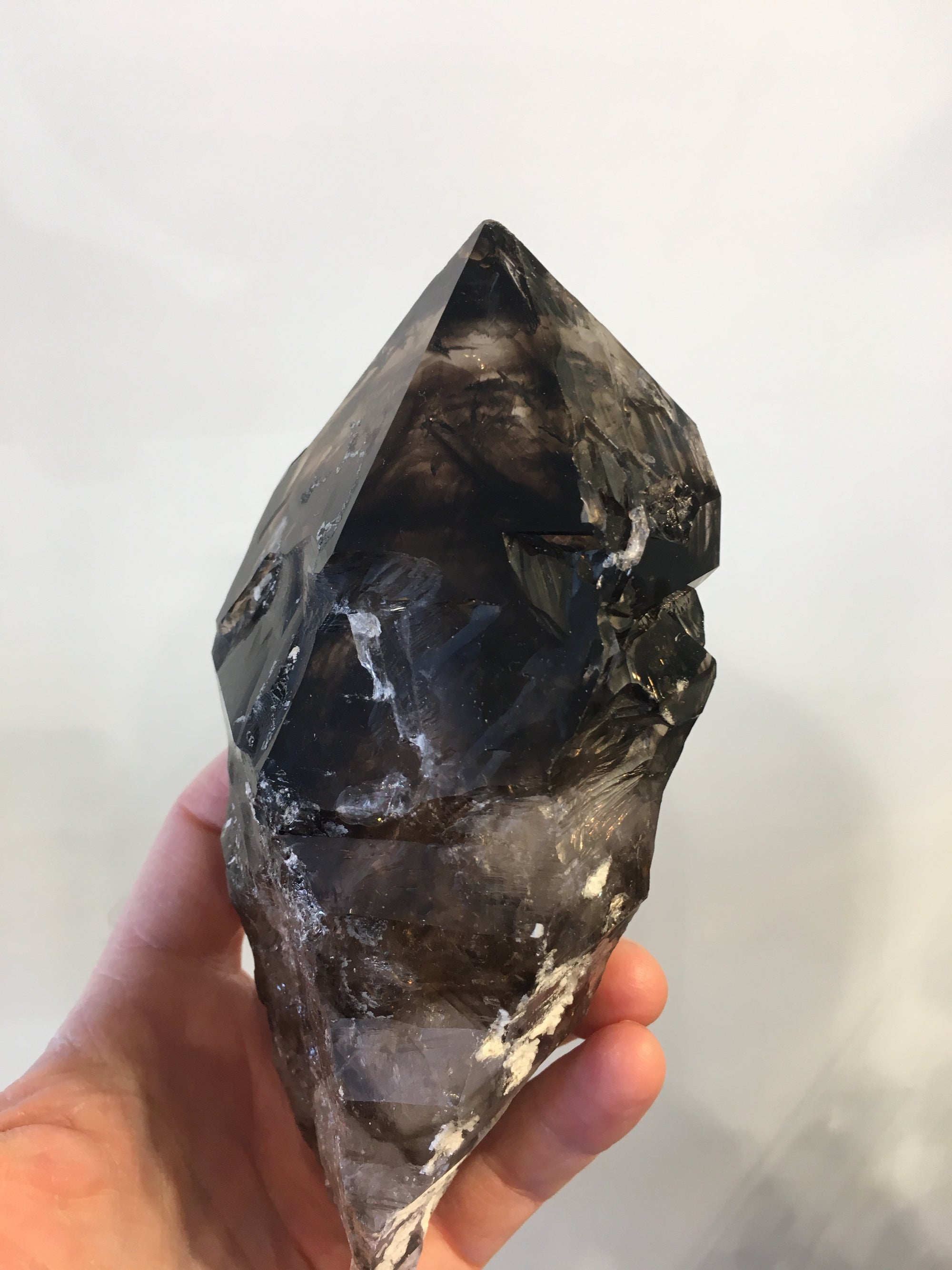 Smoky Elestial Quartz, 1.77 lbs., Minas Gerais, Brasil