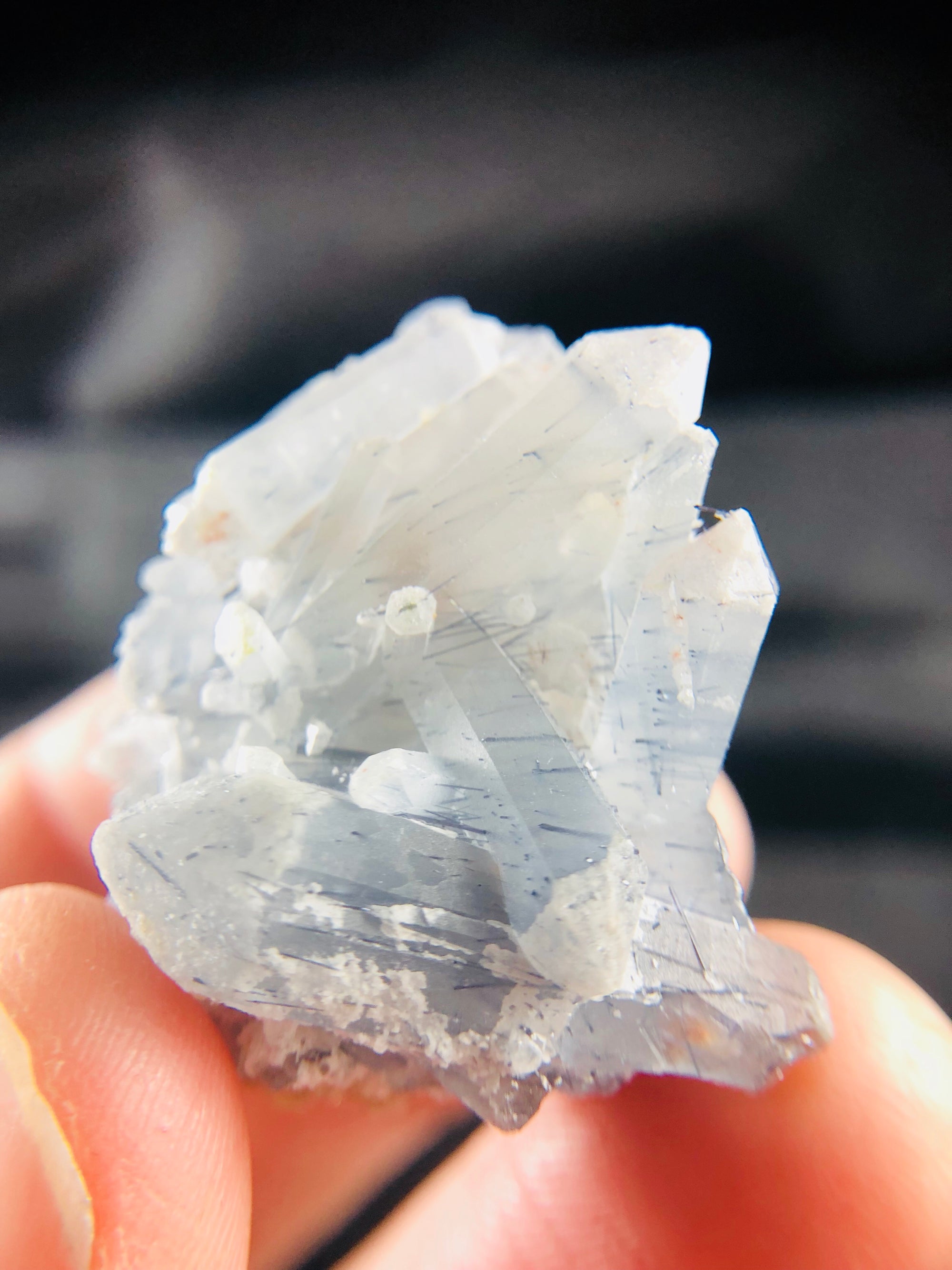 Quartz with Indicolite