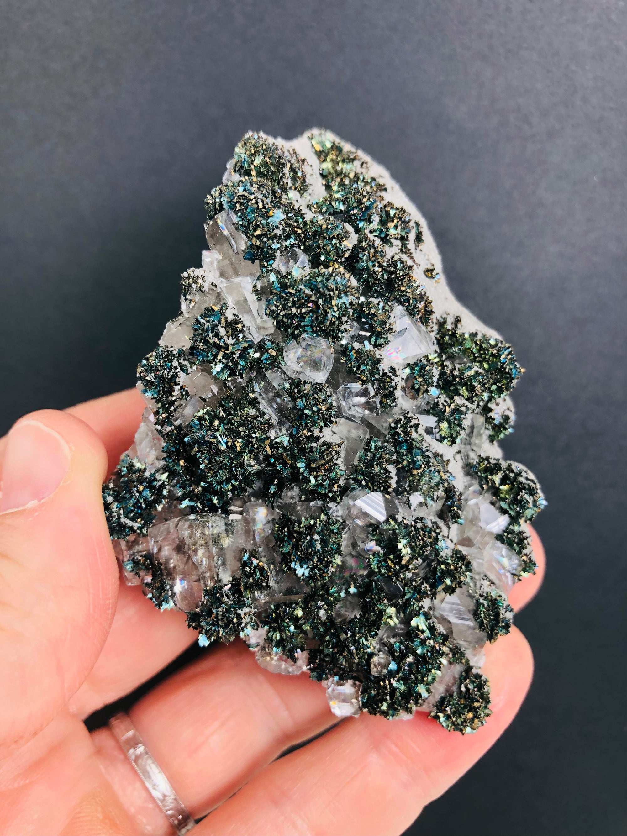 Marcasite w/ Calcite, Iowa