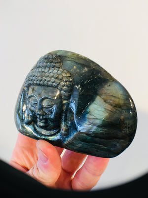 Labradorite Carved Buddha