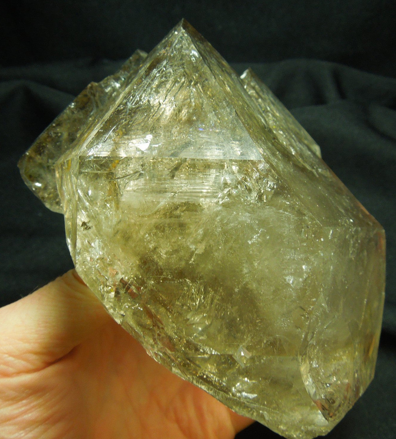 Smoky Elestial Quartz Enhydro, 2.8 lbs.