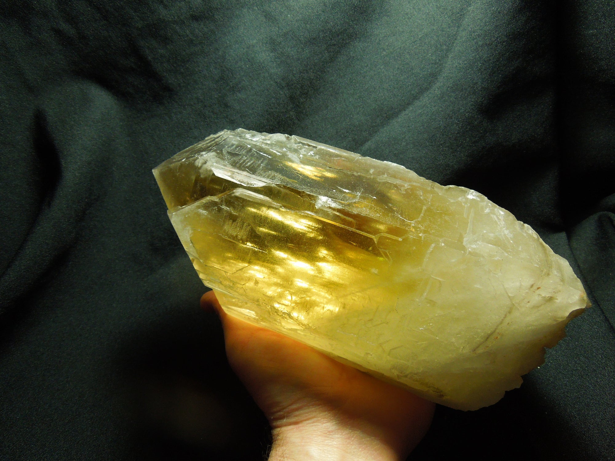 Natural Citrine Cathedral Quartz, 7.5 lbs.