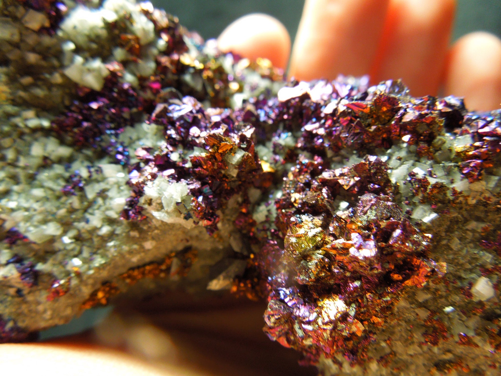 Chalcopyrite on Dolomite