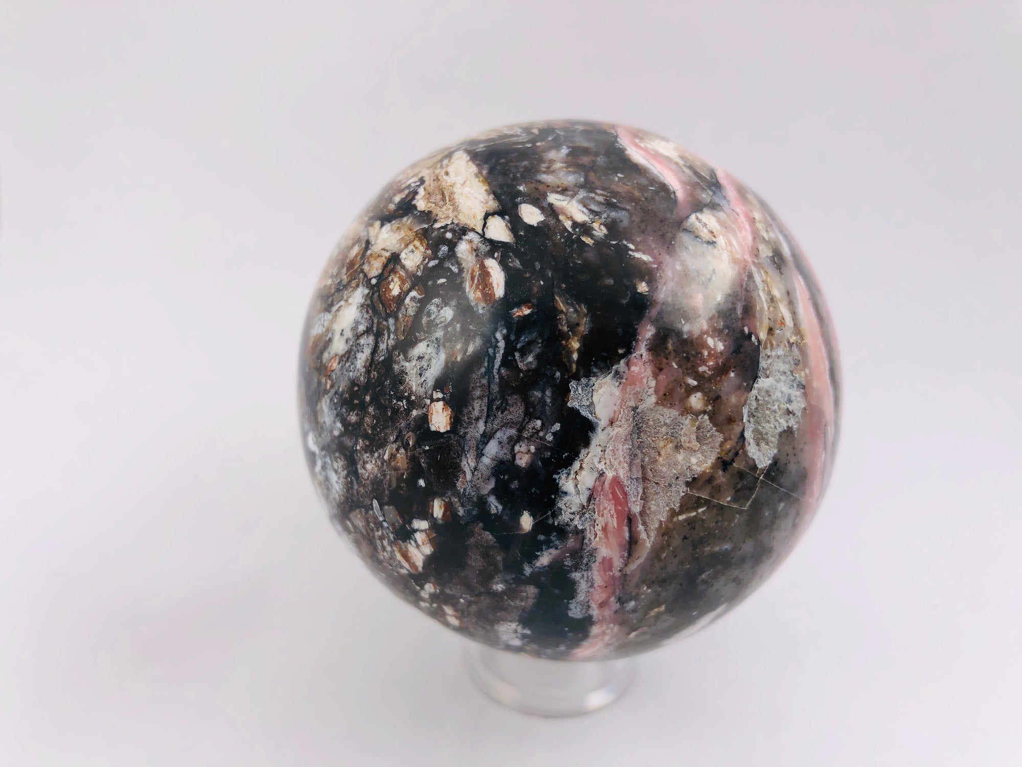 Pink Opal Sphere, Peru