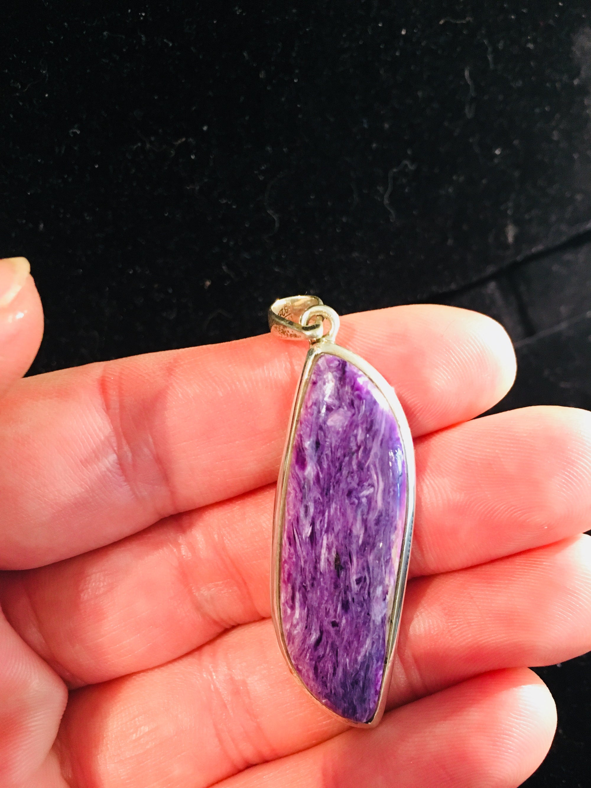 Charoite pendant