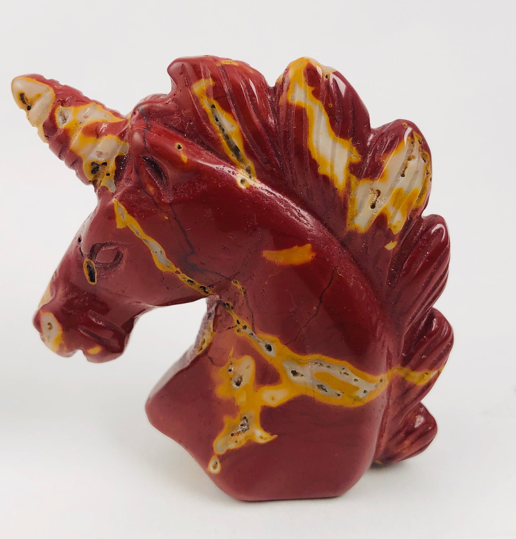 Agate Unicorn Carving