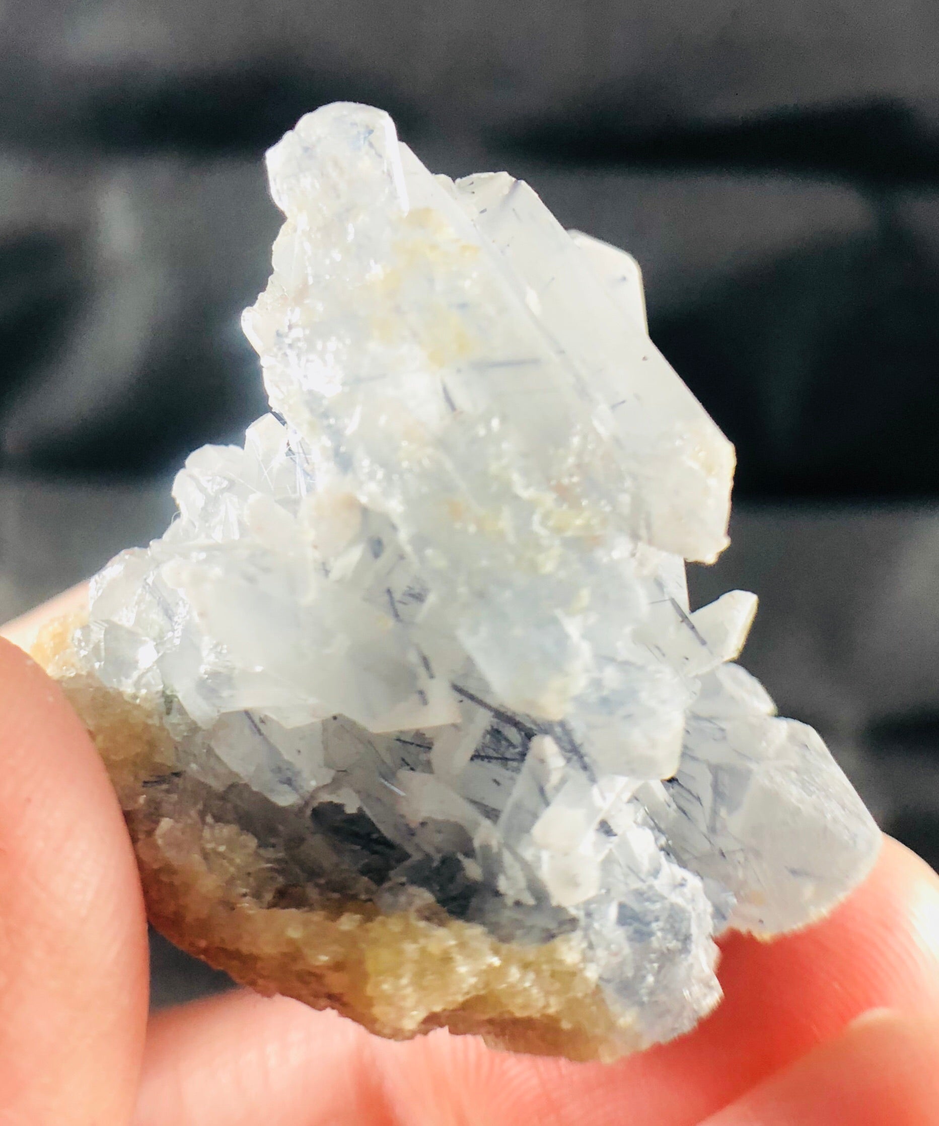 Quartz with Indicolite