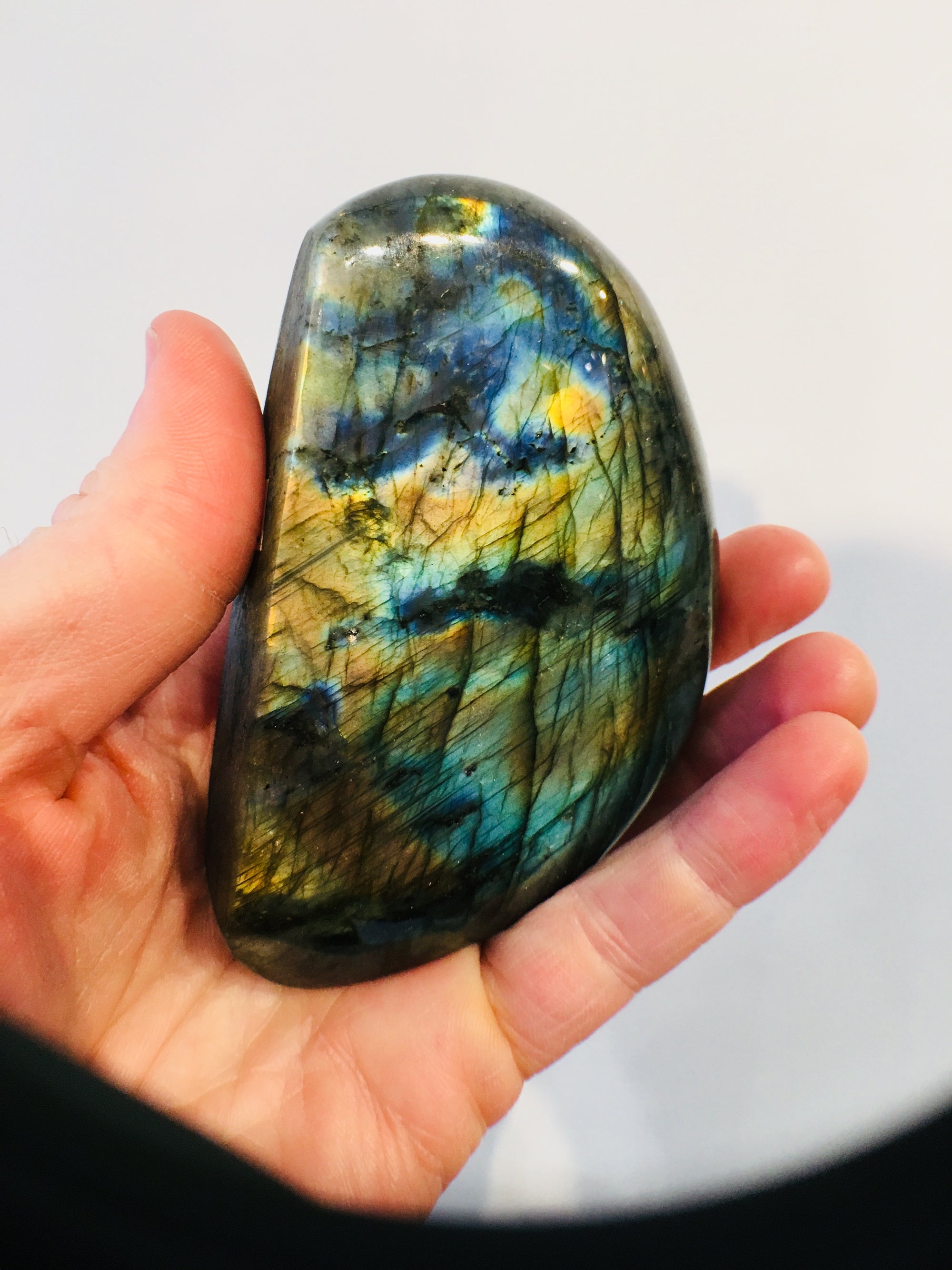 Labradorite Carved Buddha