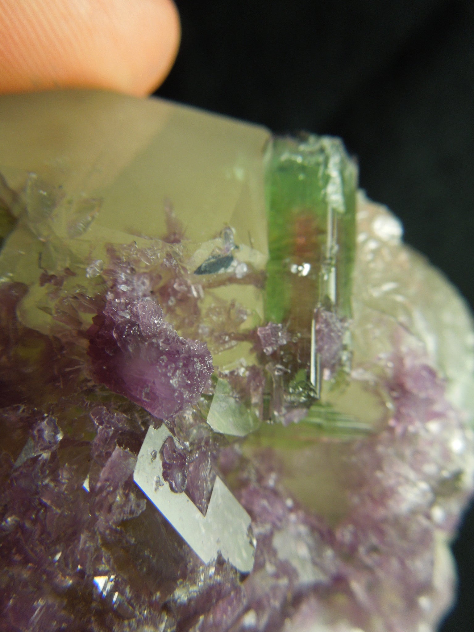 Lepidolite w/ Watermelon Tourmaline, 1.33 lbs.