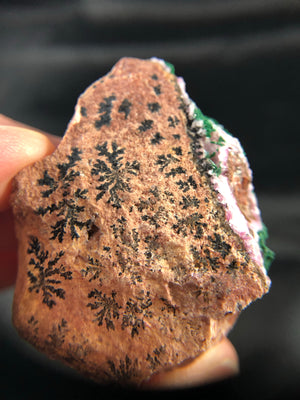 Spherocobaltite with Malachite and Quartz