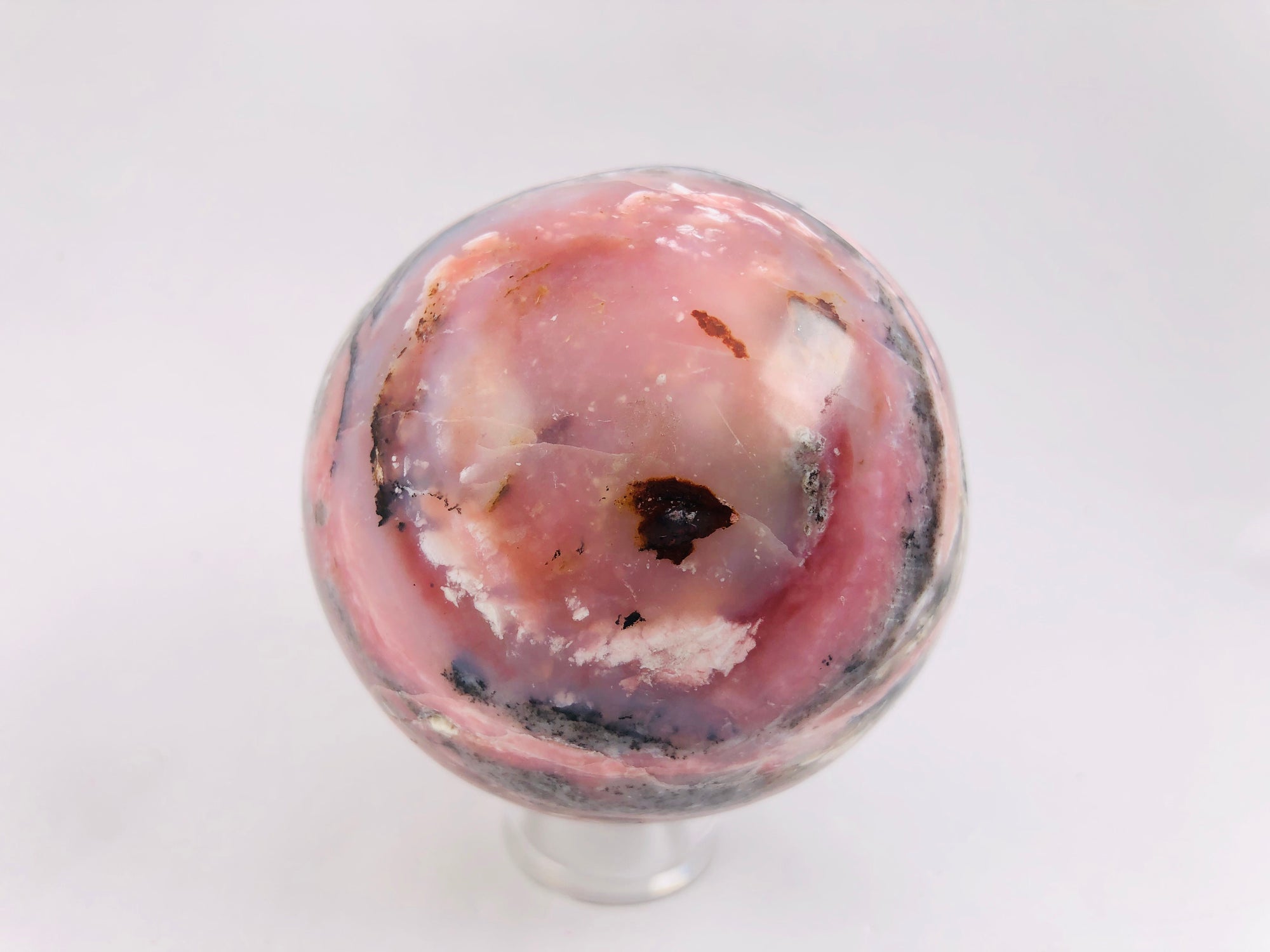 Pink Opal Sphere, Peru