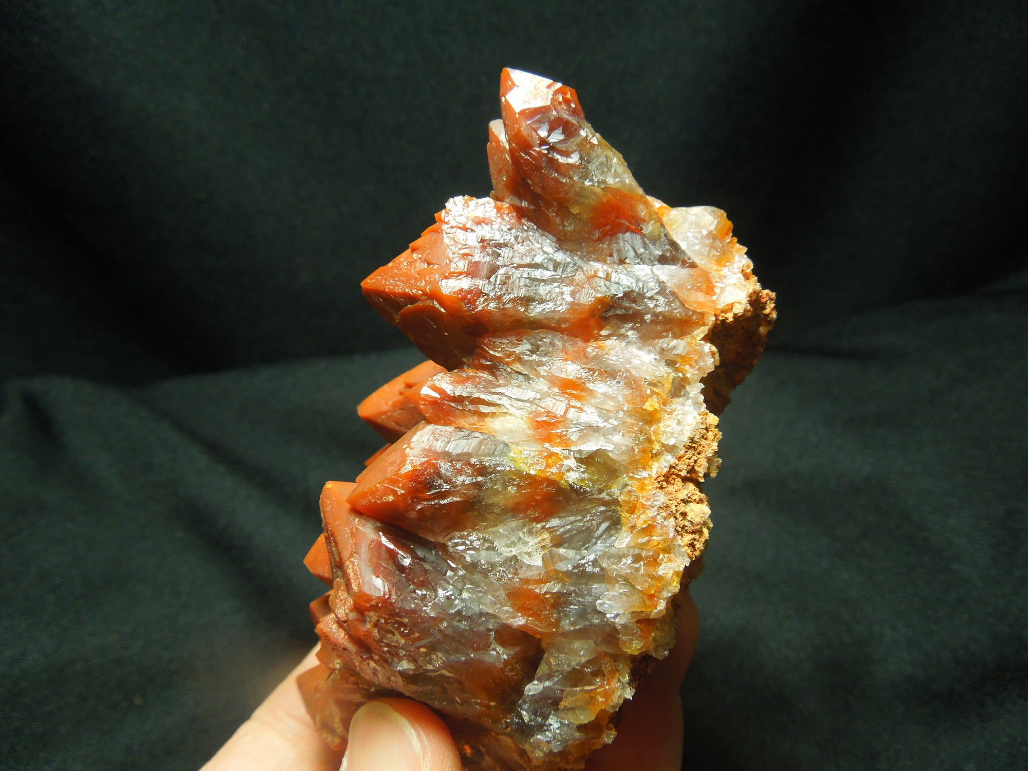 Hematoid Quartz Cluster