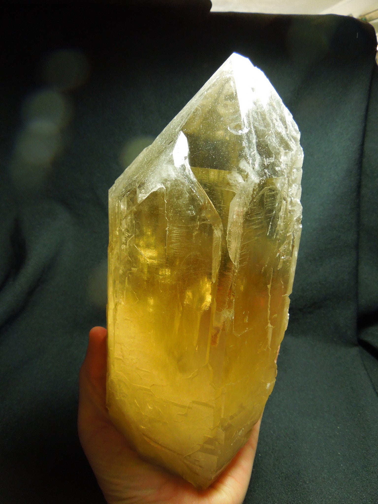 Natural Citrine Cathedral Quartz, 7.5 lbs.