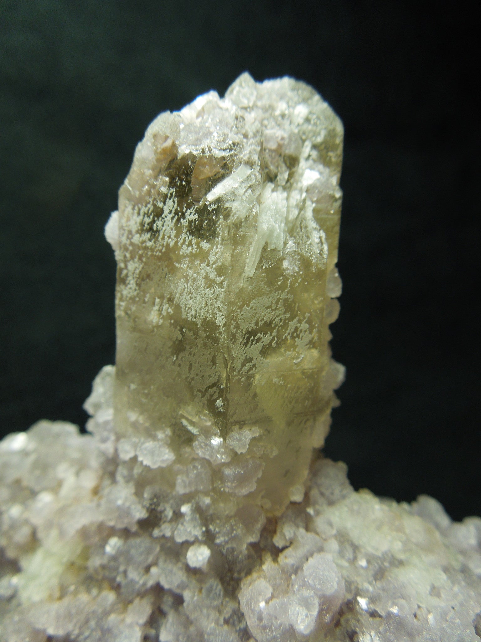 Quartz w/ Lepidolite, Tourmaline, & Cleavelandite