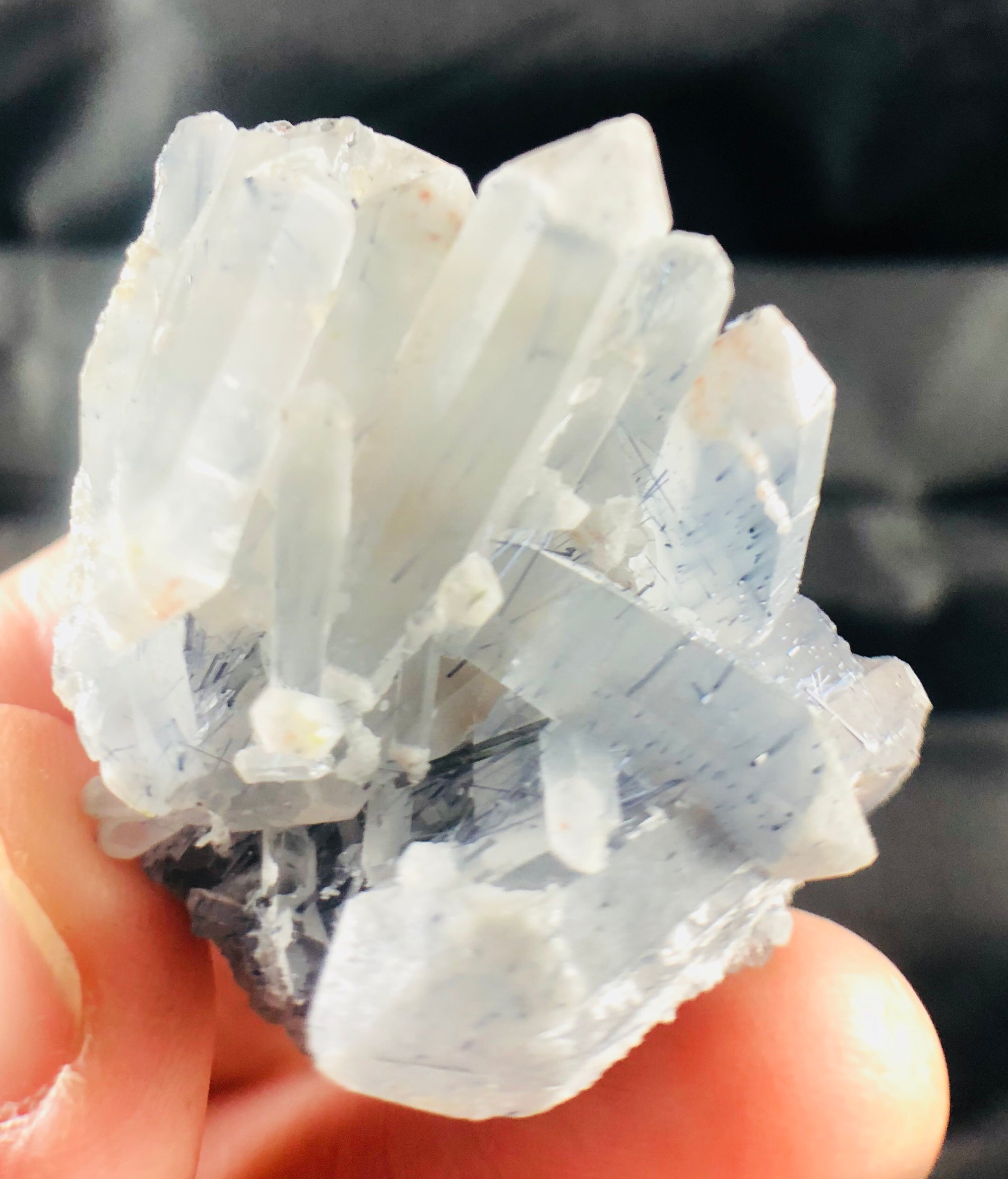 Quartz with Indicolite